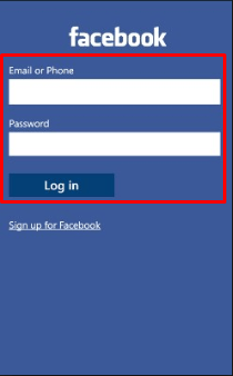 friendly for facebook login