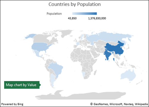 map chart