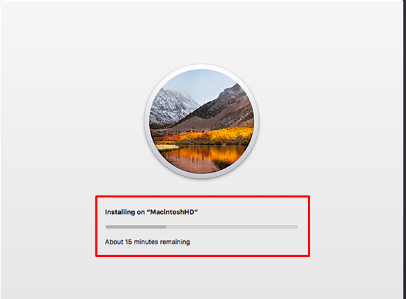 installing macos high sierra