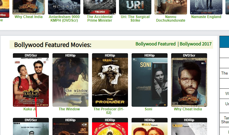 select movie download site