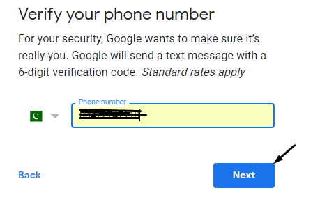 Verify your Number for apple id