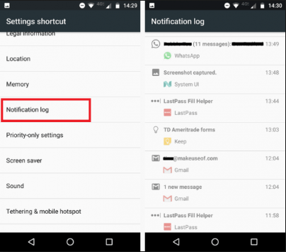 Notification panel tips and tricks