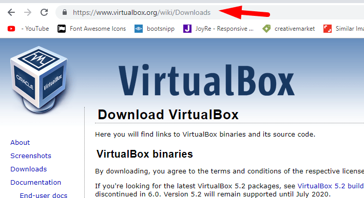 ams file oracle vm virtualbox extension pack