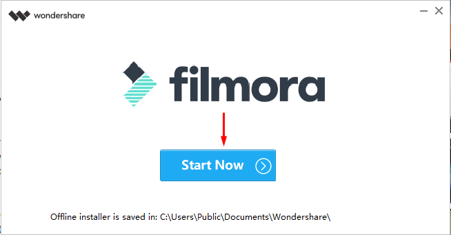 start with filmora to convert video to mp3