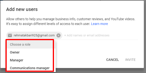 Type manager Gmail