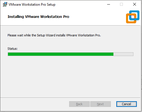 installing wmware on windows