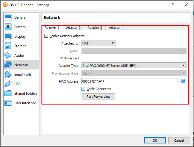 how to install mac os on virtualbox win10