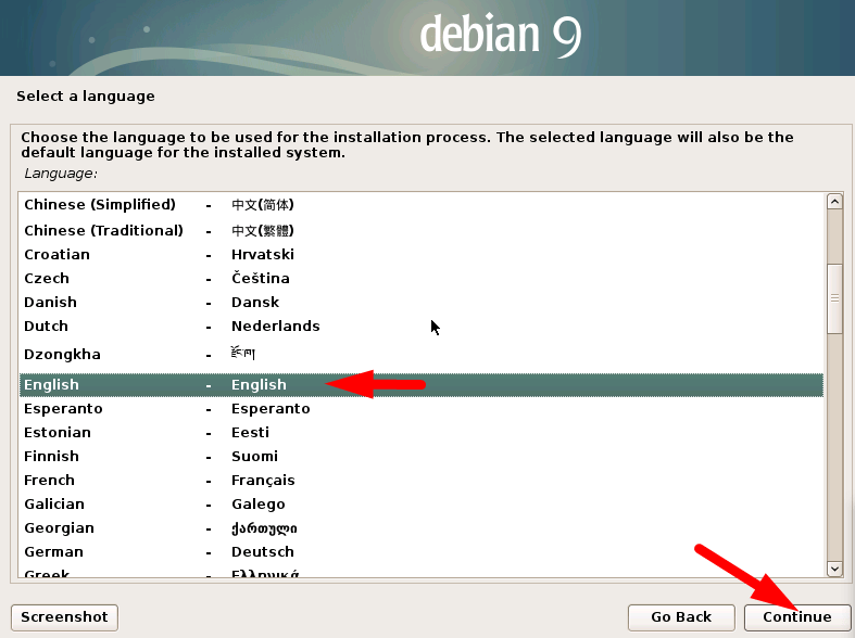 how to install debian 9 on vmware workstation on windows