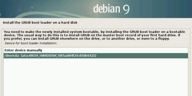 how to install debian 9 on virtualbox on windows