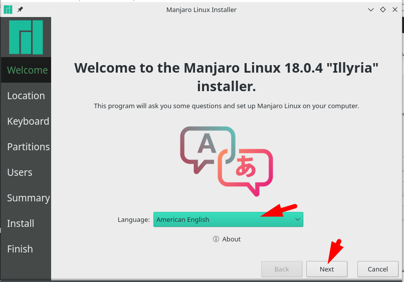 install manjaro linux on virtualbox