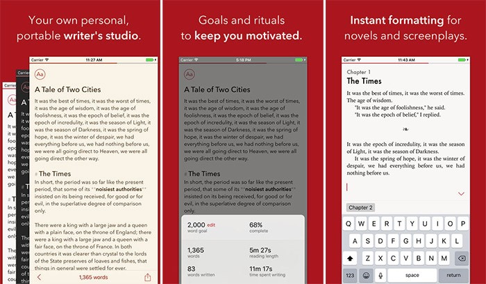 8 best free writing apps for android and ios in 2019