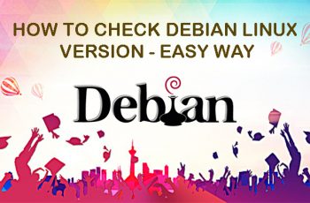how to check debian linux version - easy way