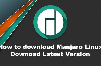 how to download manjaro linux