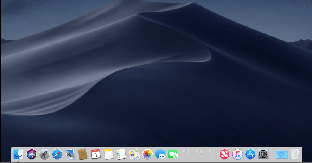 macos mojave screen mode