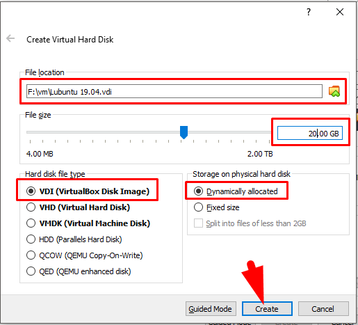 install lubuntu on virtualbox