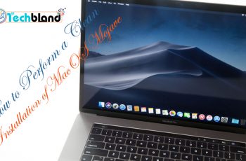 how to perform a clean installation of macos mojave