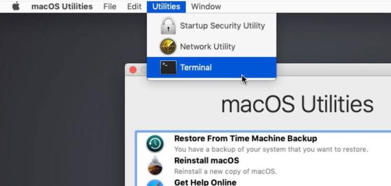 reset forgotten password of macos mojave