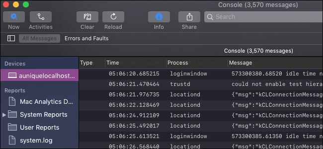 How to Use the Console on macOS to Check Log and Activities
