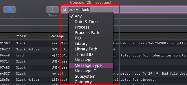 search for different parameters in console app