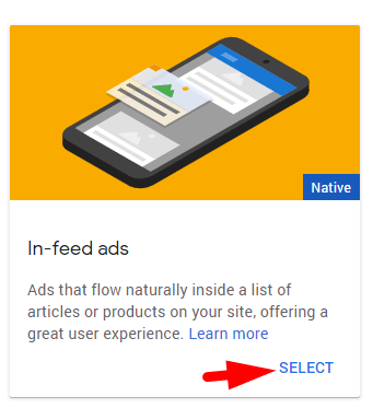 how to add adsense in-feed ads to wordpress site