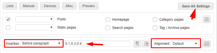 add adsense in feed ads to wordpress site