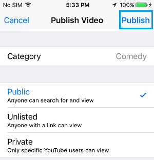 How to upload videos to youtube from iphone in 2019