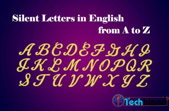 silent letters in english from a to z
