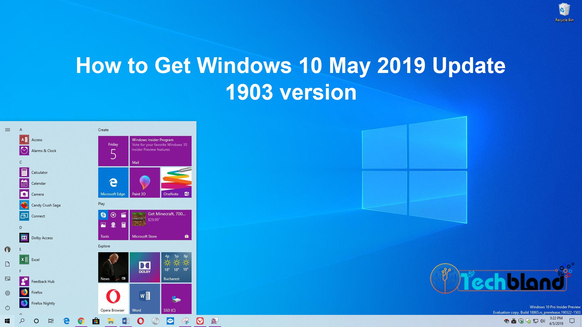 how to get windows 10 may 2019 update 1903 version