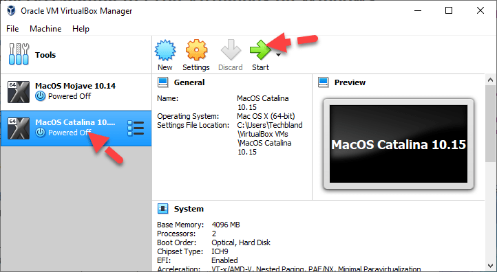 amd macos virtualbox