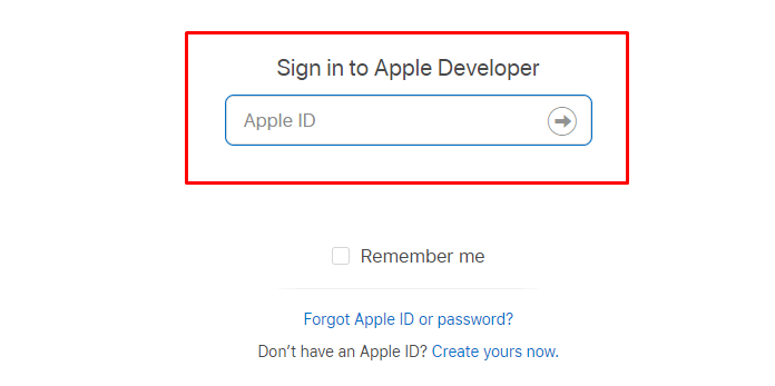 Sign in to your Apple ID 