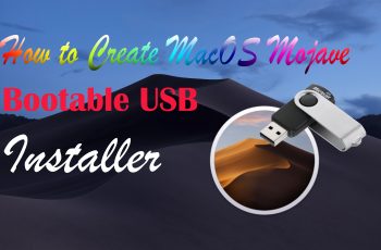 How to Create MacOS Mojave Bootable USB Installer