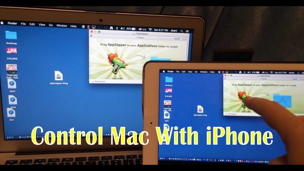 how to control a macbook with an iphone