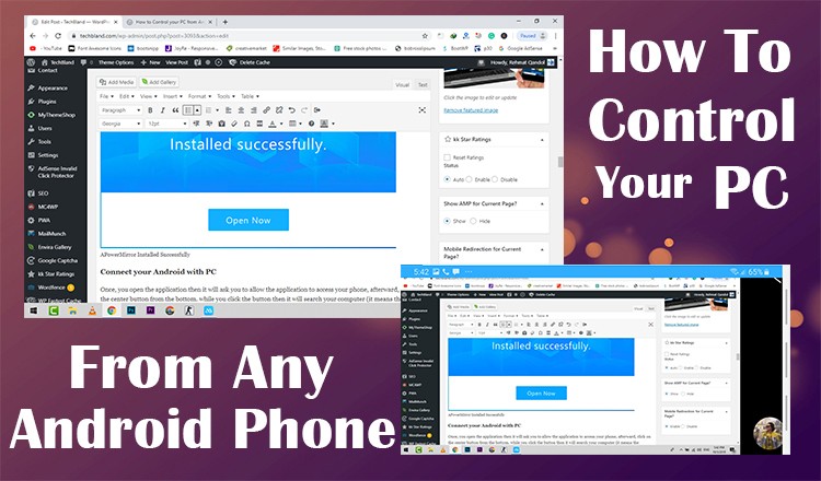 How to Control your PC from any Android Phone