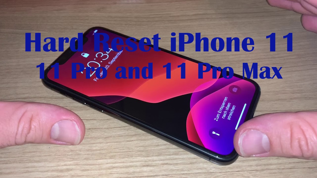 how to factory reset iphone