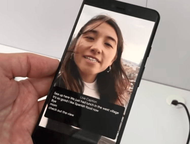 Android 10 Live Caption 