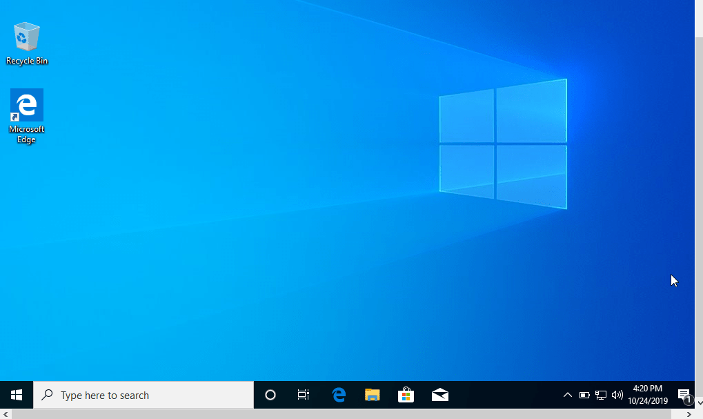Windows 10 in MacOS Catalina