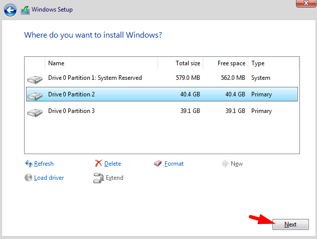 Create Windows 10 Partition