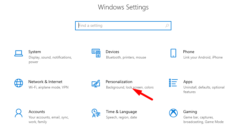 Windows 10 Settings