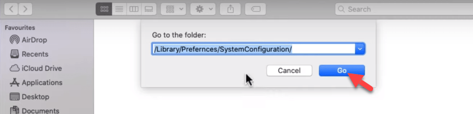 System Configuration Path on macOS Catalina