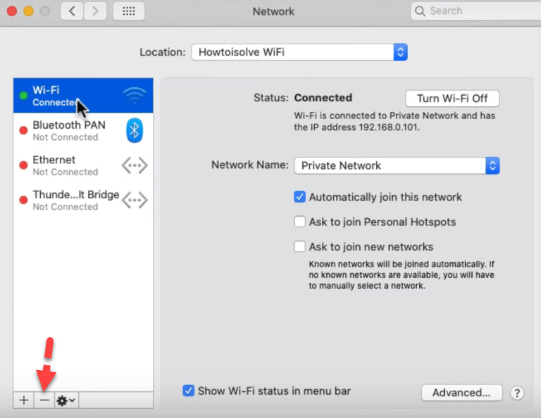 Fix wifi issue on macOS Catalina