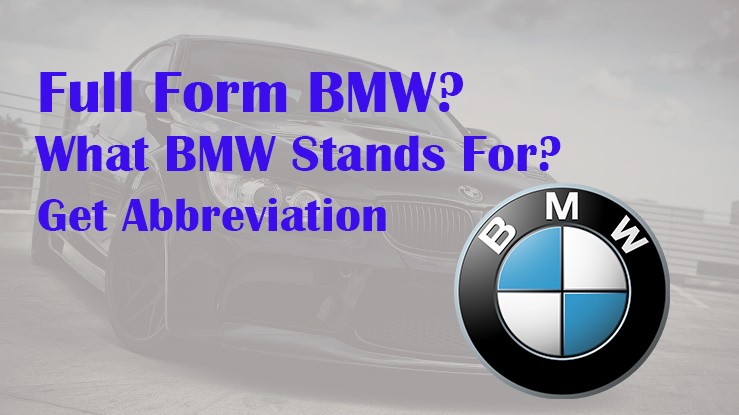 bmw stands for abbreviation