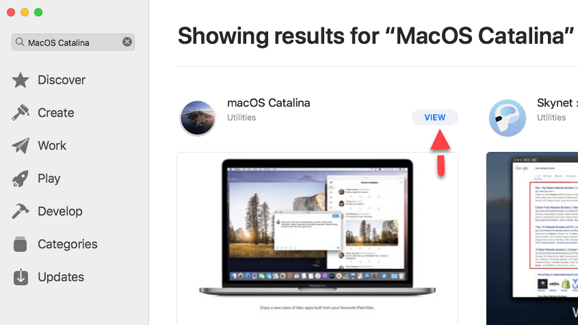 View MacOS Catalina on App Store