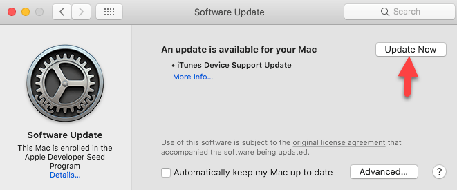 Upgrade MacOS Catalina on MacOS Mojave