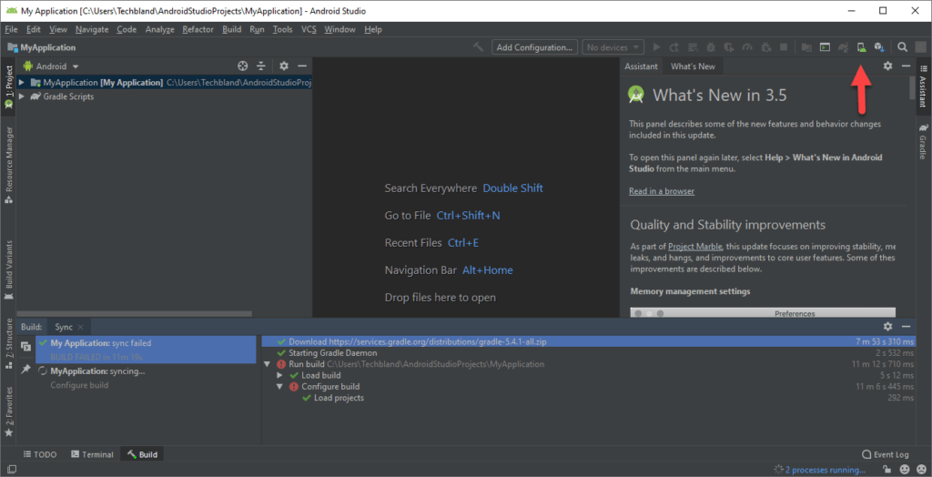 download and install android studio on windows 8