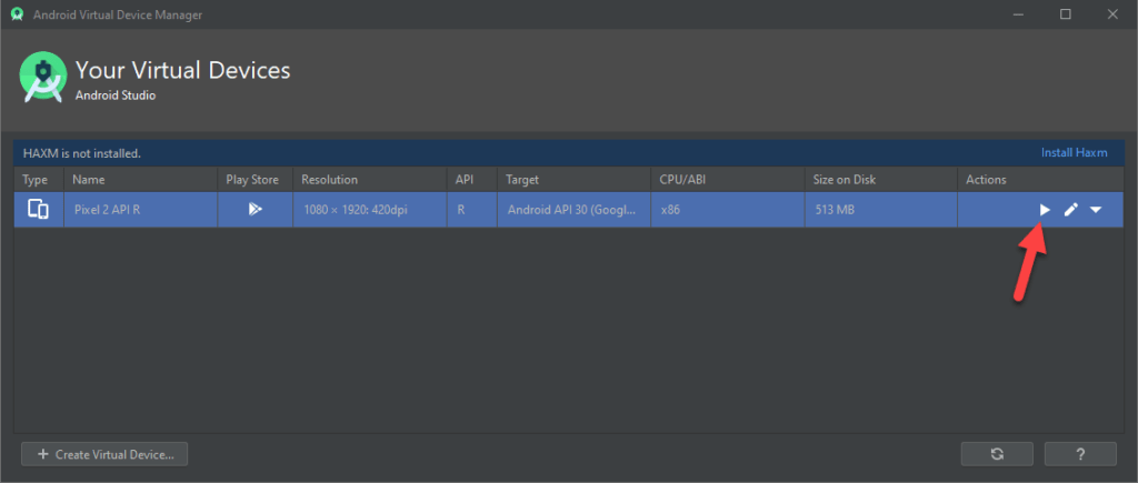 android studio theme text size