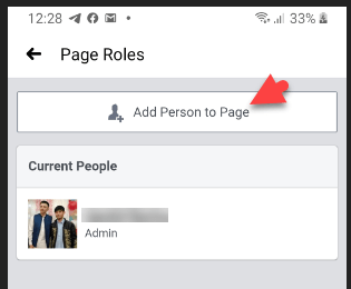 Add New Admin to Page