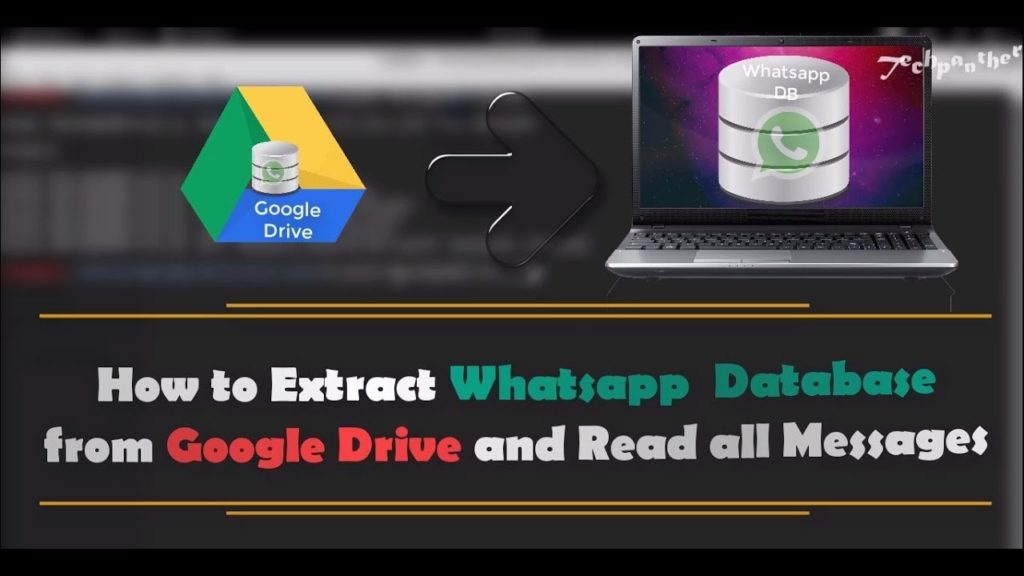 Reading WhatsApp Messages with Google Drive Backup
