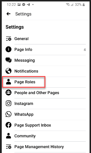 Facebook Page Admin Roles