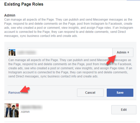 How to Remove Admin from Facebook Page