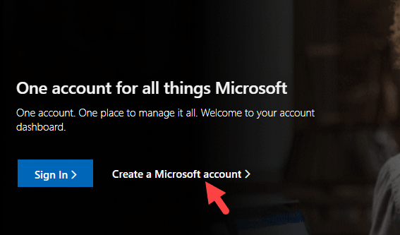 How to Create Microsoft Account